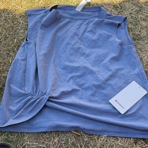 lululemon athletica Women's Lavender Twist Hem Muscle Tank